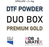 Premium Gold DTF lijmpoeder Duo Box (2 x 1 kg)_