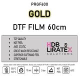 Premium Gold DTF Film 60 cm (100 meter) Hot/Cold peel_
