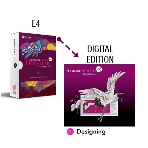 Update DESIGNING E4 to DESIGNING DIGITAL EDITION + existing element + CORELDRAW 2023