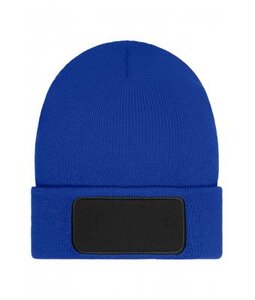 Beanie met patch (10x5 cm) thinsulate