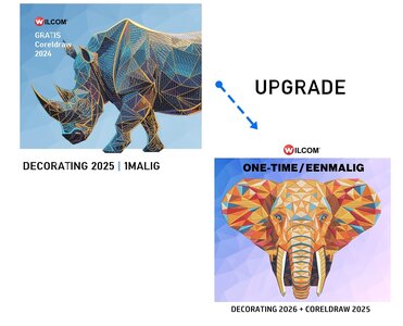 WILCOM UPGRADE Decorating 2025 naar Decorating 2026