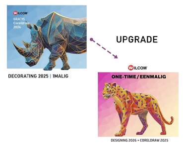 WILCOM UPGRADE Decorating 2025 naar Designing 2026