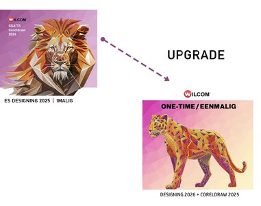 WILCOM UPGRADE Designing 2025 naar Designing 2026